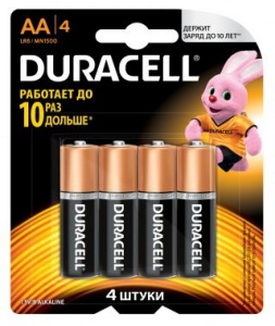 Батарея Duracell Basic CN LR6-4BL MN1500 AA (4шт)