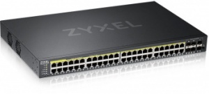 Коммутатор Zyxel NebulaFlex Pro GS2220-50HP GS2220-50HP-EU0101F 48G 2SFP 44PoE+ 375W управляемый