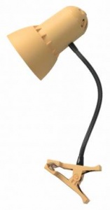 Светильник Трансвит НАДЕЖДА-ПШ (NADEZHDA-PSH/YEL) настольный на прищепке E27 ванильный 40Вт